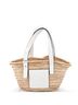 Loewe 100% Raffia White Basket Tote Raffia Medium One size - photo 1