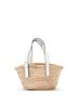 Loewe 100% Raffia White Basket Tote Raffia Medium One size - photo 4