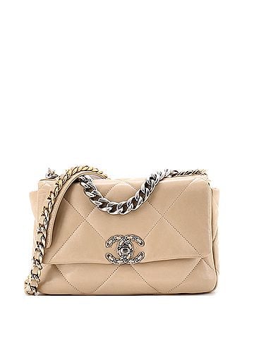 Chanel 19 Flap Bag Quilted Leather Medium (view 1)