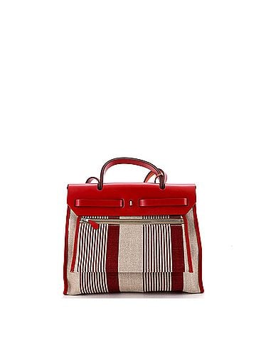 Hermès Herbag Zip H Vibration Toile and Leather 31 (view 2)
