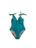 J.Crew Teal One Piece Swimsuit Size L - photo 1