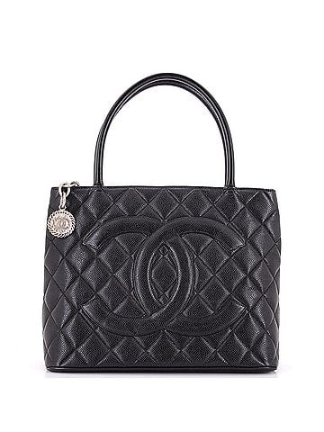 Chanel Medallion Tote Quilted Caviar (view 1)