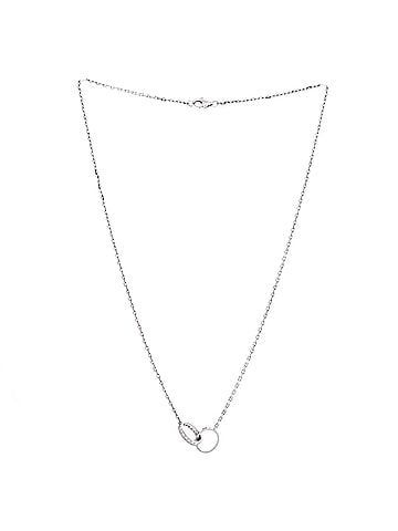 Cartier Love Interlocking Necklace 18K White Gold and Diamonds (view 2)