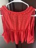 IRO 100% Polyester Red Sleeveless Blouse Size 6 - photo 3