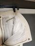 India Boutique 100% Leather White Ivory Leather Pants Size 40 waist - photo 4
