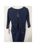 Alex Evenings 95% Polyester 6% Spandex 100% Polyester Solid Blue Cocktail Dress Size 4 (petite) - photo 7