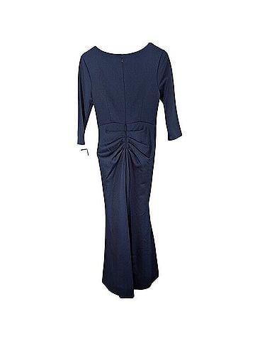 Alex Evenings Compression Surplice Draped Cocktail Dress (view 2)