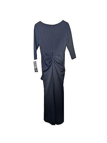 Alex Evenings Compression Surplice Draped Cocktail Dress (view 2)