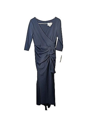 Alex Evenings Compression Surplice Draped Cocktail Dress (view 1)