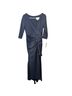 Alex Evenings 95% Polyester 5% Spandex 100% Polyester Solid Blue Cocktail Dress Size 6 (petite) - photo 4