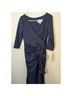 Alex Evenings 95% Polyester 5% Spandex 100% Polyester Solid Blue Cocktail Dress Size 6 (petite) - photo 6