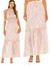 BCBGMAXAZRIA Floral Pink Formal Skirt Size S - photo 1