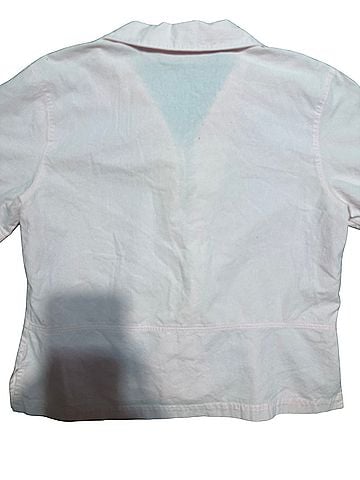 Jane Ashley Short Sleeve Button-Down Shirt (view 2)