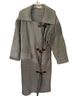 Michael Kors Gray Trenchcoat Size 2 - photo 1