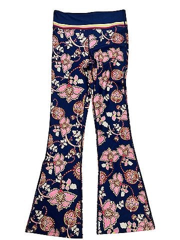 Johnny Was High Rise Floral Flare Yoga Pants (view 2)