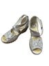 Fly Gray White Yellow Wedges Size 7 1/2 - photo 1