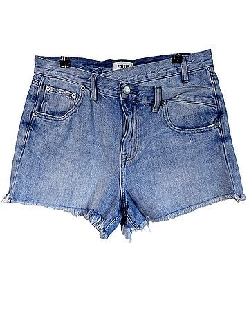 Pistola Bobbie Crossover Denim Shorts (view 1)