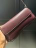 Zara 100% Polyurethane 100% Polyester Burgundy Shoulder Bag One size - photo 11