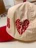 Lovesick 100% Cotton Solid Graphic Red Ivory Hat One size - photo 6