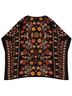 Easel 100% Rayon Floral Black Red Orange White Cardigan Size S - photo 2
