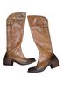 Vince Camuto Brown Gold Heels Size 7 - photo 1
