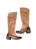 Vince Camuto Brown Gold Heels Size 7 - photo 3