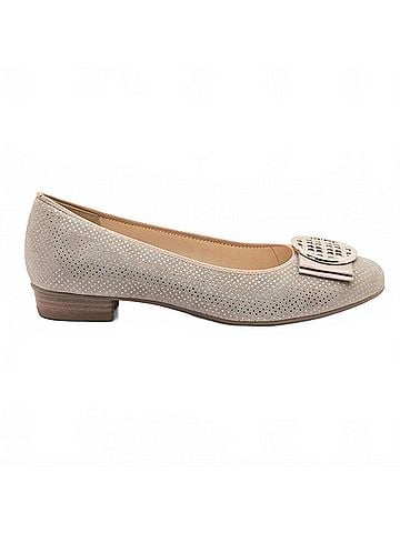 Ara Women's Ornament Ballet Flat in Sand (view 1)