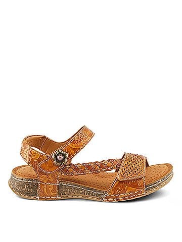L'Artiste Women's Popular Sandal in Camel (view 1)
