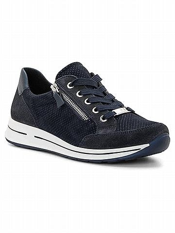 Ara Women's Oleanna Zip Sneaker in Navy Blue (view 2)