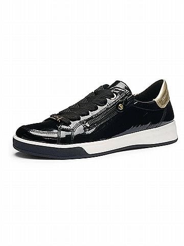 Ara Women's Rei-Low Sneakers in Black (view 2)