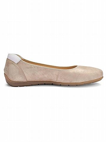 Ara Women's Balsam Ballet Pumps Shoes in Beige (view 1)