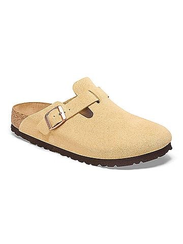 Birkenstock Unisex - Boston Clogs in Latte Cream (view 1)