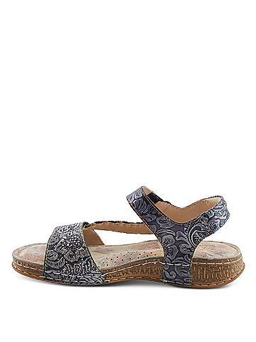 L'Artiste Women's Popular Sandal in Black Multi (view 2)