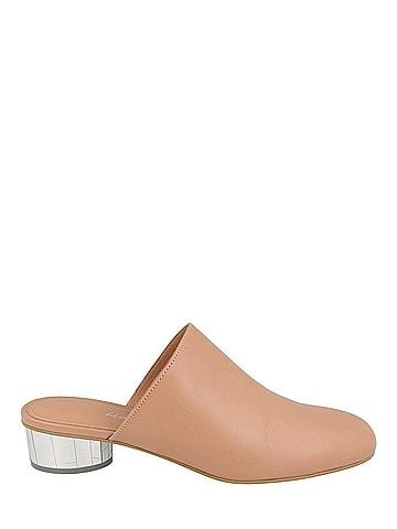 Salvatore Ferragamo Women's Floy Leather Mules in New Blush (view 1)
