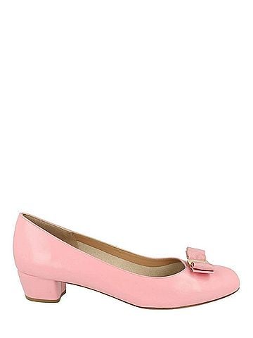Salvatore Ferragamo Women's Vara Leather Pumps in Light Pink (view 1)