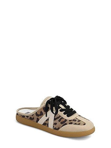Mia Women's Baron Slip-On Sneaker in Tan Leopard (view 2)