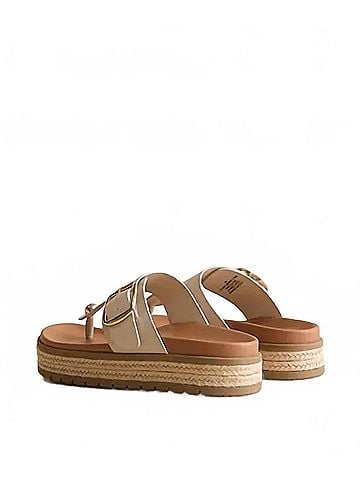 Mia Women's Promyse Sandal in Ecru (view 2)