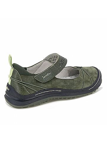 Jambu Women's Sunrise Mary Jane Shoes in Olive (view 2)