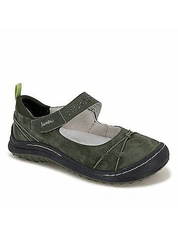 Jambu Women's Sunrise Mary Jane Shoes in Olive (view 1)