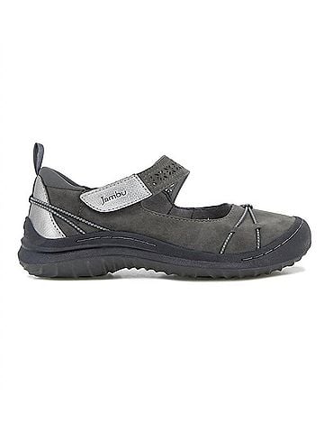 Jambu Women's Sunrise Mary Jane Shoes in Dark Grey/Gunmetal (view 1)