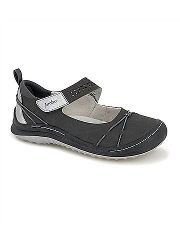 Jambu Women's Sunrise Mary Jane Shoes in Dark Grey/Gunmetal (view 2)