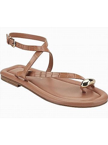 Marc Fisher Women's Gynnie Strappy Sandal in Natural (view 2)