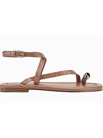 Marc Fisher Women's Gynnie Strappy Sandal in Natural (view 1)