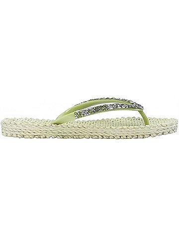 Ilse Jacobsen Women's Cheerful Flip Flops in Moss (view 1)