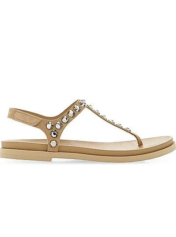 Pedro Garcia Women's Judith Sandals in Dijon Greige (view 1)