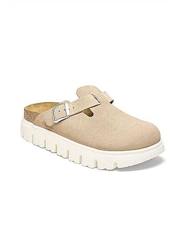 Birkenstock Women's Chunky Boston Clogs in Warm Sand (view 1)