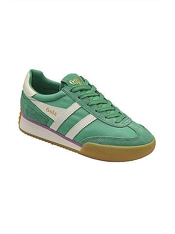 Gola Women's Pacer Trainers Sneakers in Jade/Off White (view 2)