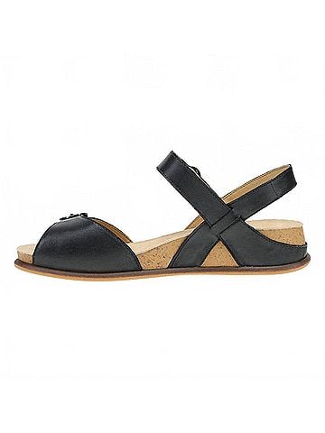 Dansko Women's Candace Sandal in Black Burnished Nappa (view 2)