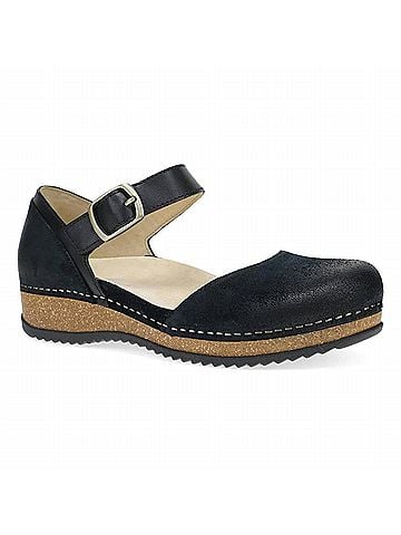 Dansko Women's Mae Mary Jane Shoes in Black (view 1)