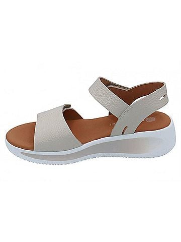 Eric Michael Women's Augusta Open-Toe Sandal in Bone (view 2)